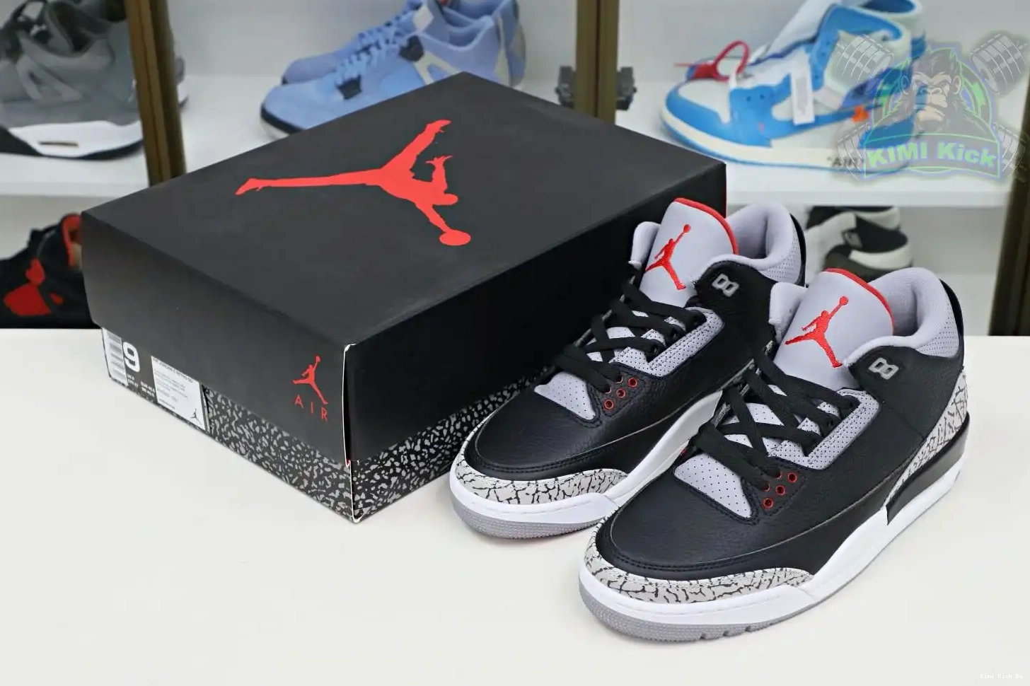 3 2018（854262-001） blackcement Kimikick Air Jordan  Jordan retro 0427